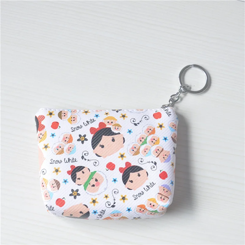 Disney Минни Мышь портативный косметические Косметика сумка многоцелевой хранения монет мультфильм кошелек ручной PU кулон бумажник карты сумки
