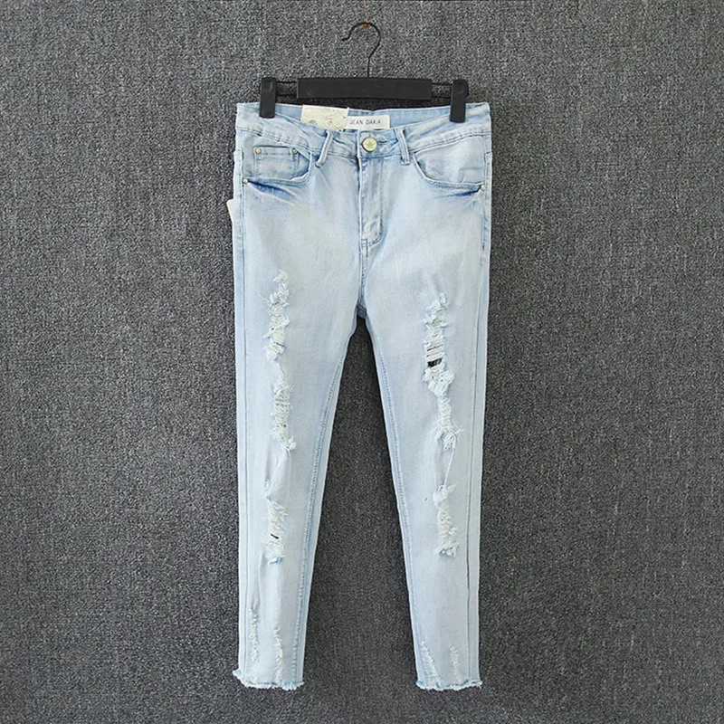 2018 Джинсы для женщин Большие размеры новая весенняя Корейская версия отверстие