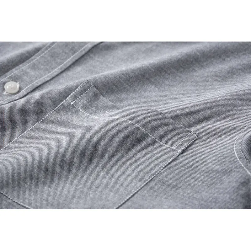 Cotton Oxford Men Shirt Spring Long Sleeve Solid Man's Clothing Autumn Party Business Men Shirts Casual Male Tops YN10353