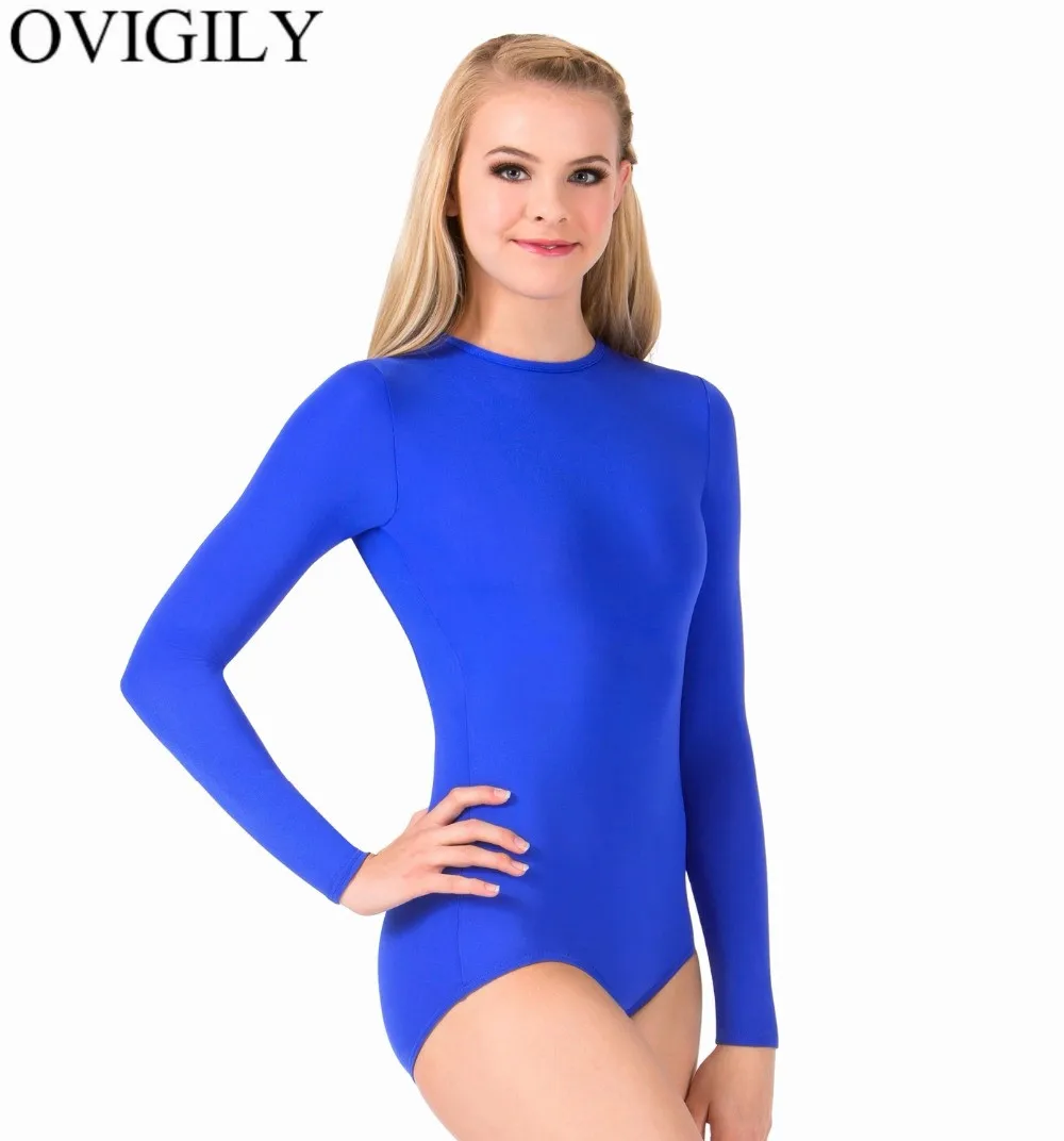 OVIGILY женские костюмы для взрослых с длинным рукавом и круглым вырезом на
