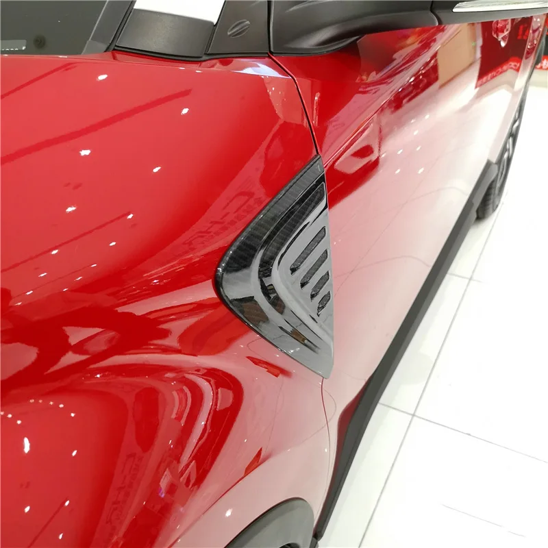 Для Toyota C-HR CHR 2017 2018 углеродное волокно Автомобильная Передняя боковая крышка