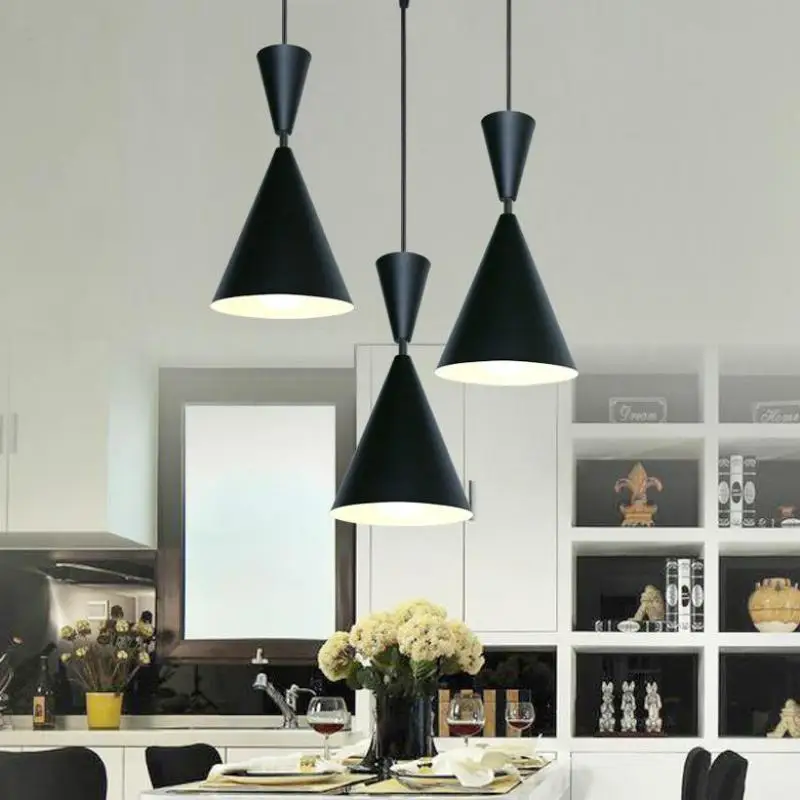 Минималистичный подвесной светильник с одной головкой 3 шт./лот s Подвесная лампа