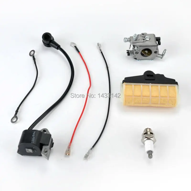 Карбюратор Катушка зажигания для Stihl 021 023 025 MS210 MS230 MS250 Walbro Carburador Bobine Motosierra