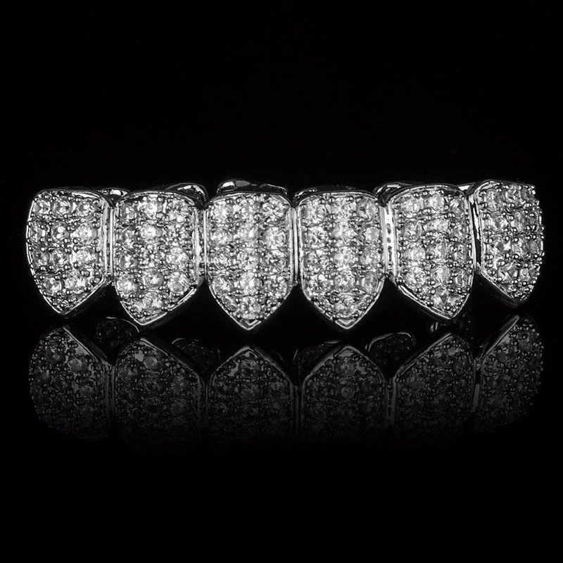 Реппер Missfox Grillz в стиле хип хоп с кубическим цирконием дополнительным литьевым