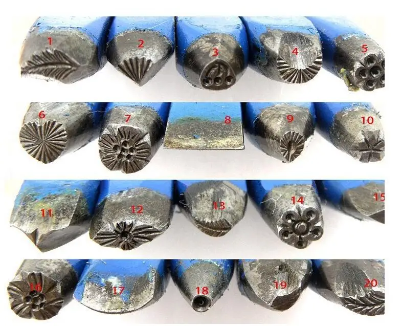 Бесплатная доставка штамповка для цветов 20 шт. стальная инструменты