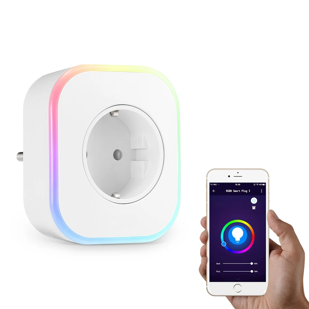 Смарт розетки ЕС с USB поддержка голосового пульта дистанционного управления