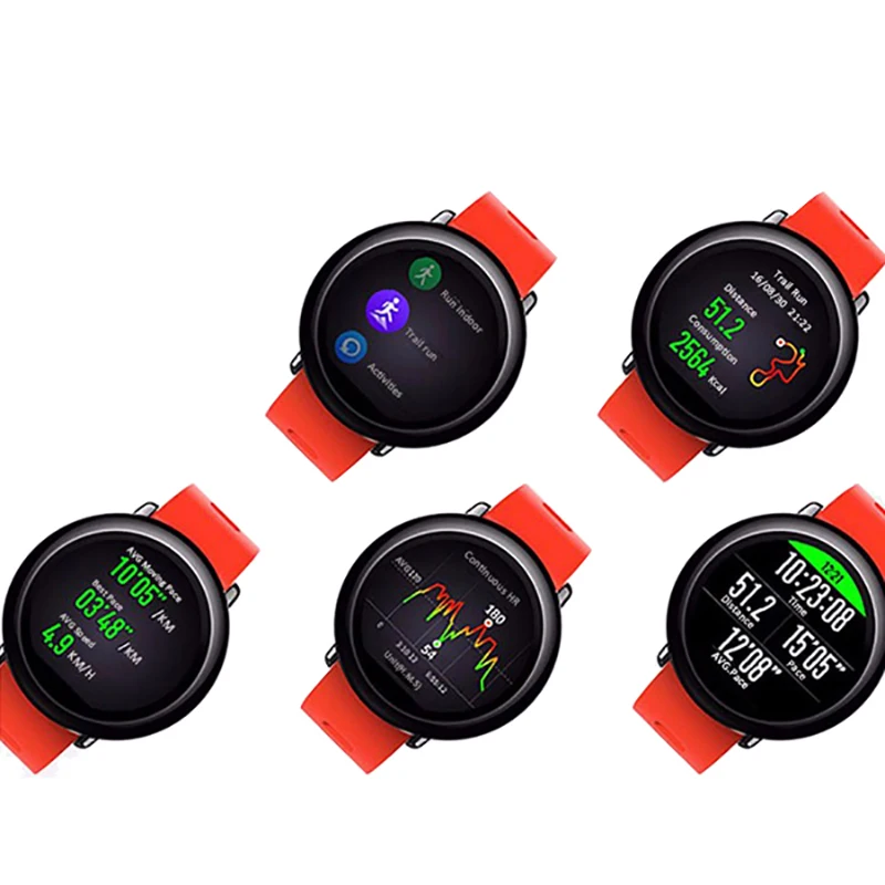 Бесплатная доставка! Xiaomi huami AMAZFIT Pace Спорт Смарт часы Smartwatch Bluetooth Wi Fi 1 2 ГГц 512 МБ/4 ГБ