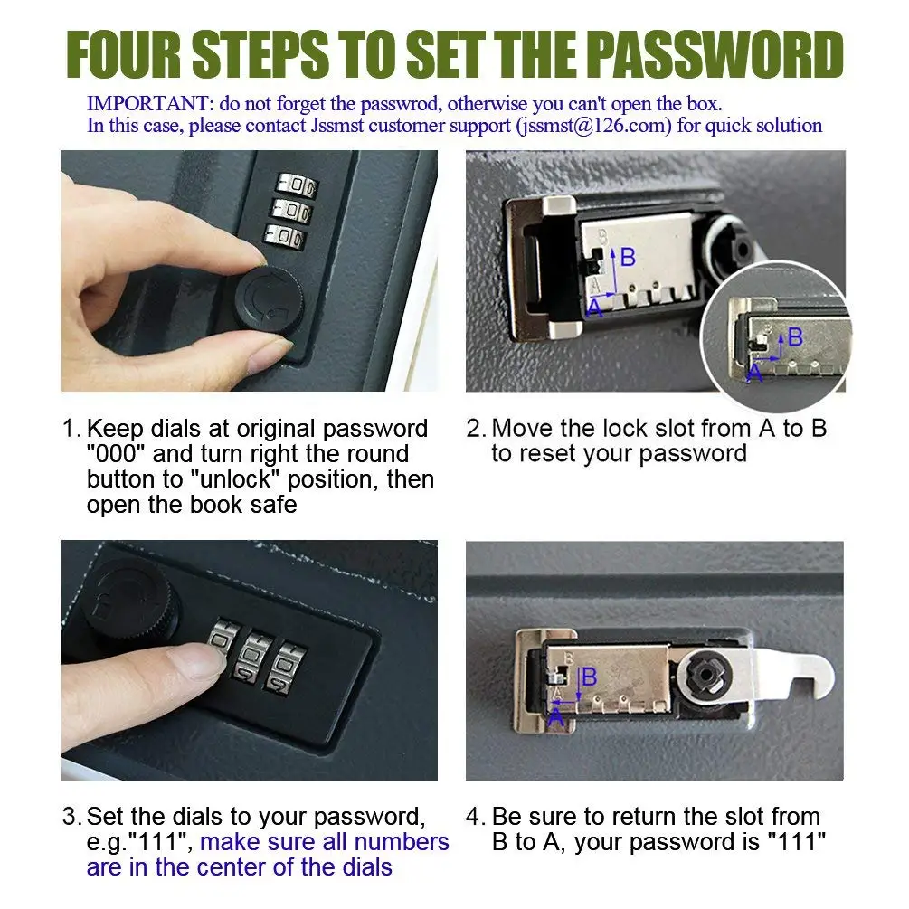 Сейф для книг с кодовым замком словаря безопасная переносная коробка отлично