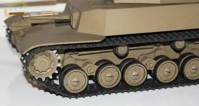 Дьявол Тип 5 средний танк военная модель 3D Бумага бумага для ручных поделок
