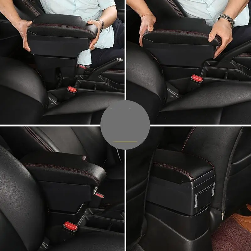 Decorative Automovil Upgraded Modification Accessories Automobile Accessory Auto Arm Rest Car Styling Armrest 07 FOR Honda Fit | Автомобили