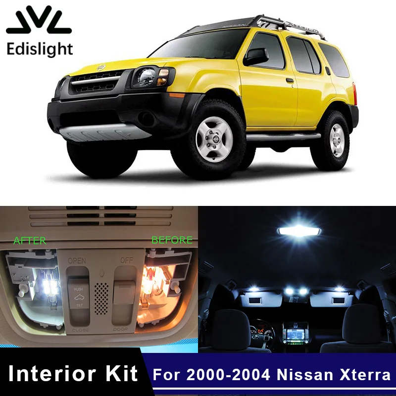 Edis светильник 8 шт. белые ледяные синие лампы для интерьера автомобиля посылка 2000