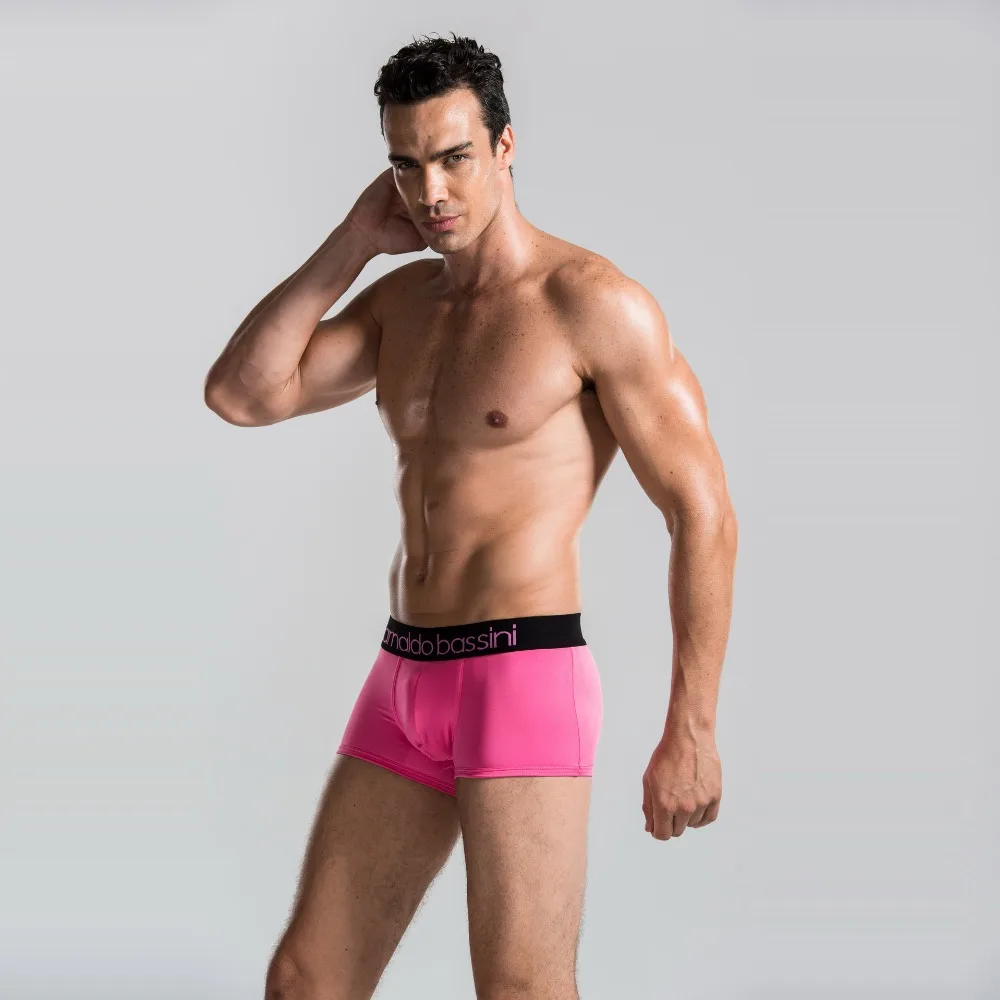 Дышащие удобные мягкие мужские боксеры Однотонные трусы с U образной талией