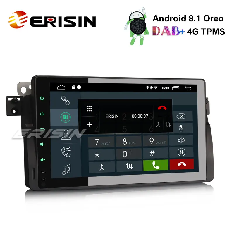 Erisin ES2896B 9 &quotНовый Android 8 1 автомобильный стерео Системы gps DAB + 4 г без DVD для BMW E46 M3 Rover