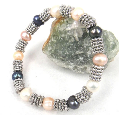 MOODPC Бесплатная доставка модные браслеты из пресноводного жемчуга в белом