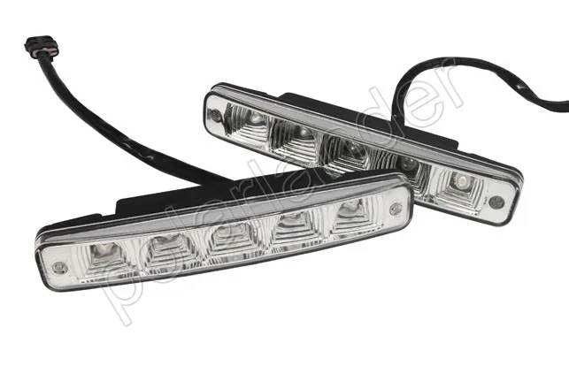 Новейшие Автомобильные дневные ходовые огни 2 шт./компл. 5 LED DRL Белый