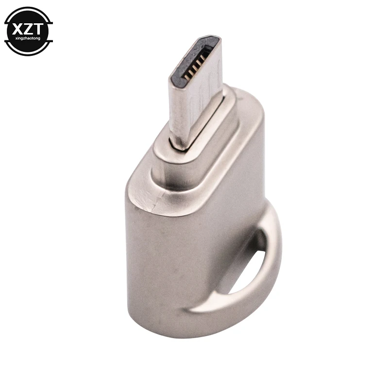 Micro USB 2 0 OTG Устройство для чтения карт памяти телефона Алюминиевый адаптер