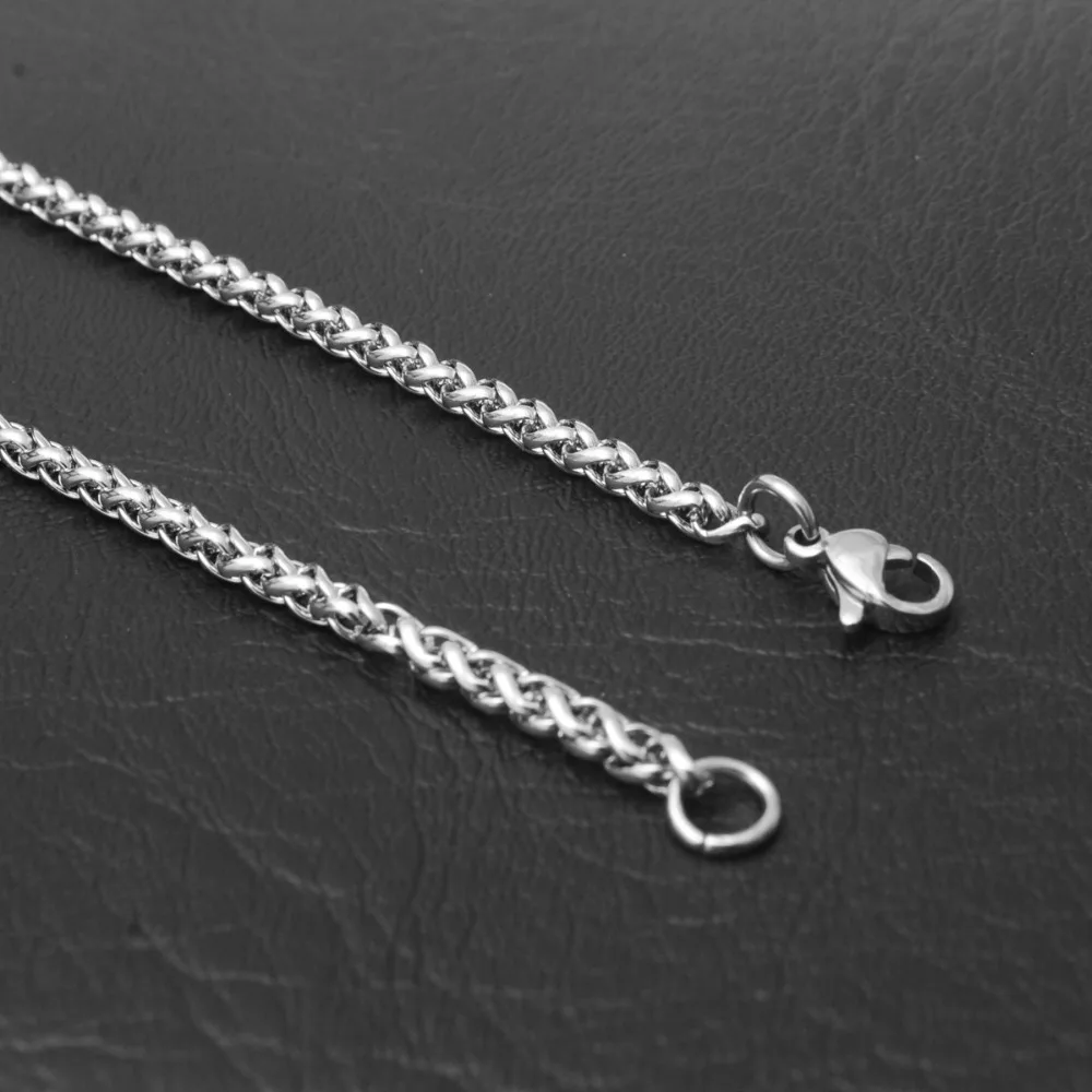 3/4/5/6mm Stainless Steel Mens Choker Chain Necklace 50/60/70/80cm Length Lobster Clasps Female Gift Jewelry Accessories | Украшения и