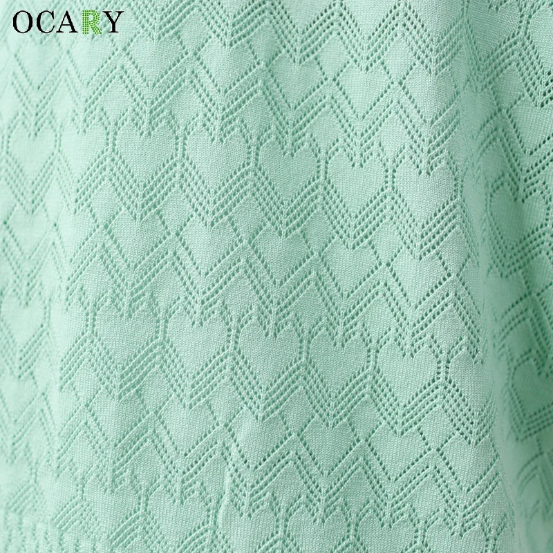 Женский классический однобортный Кардиган длинный ажурный свитер на весну и