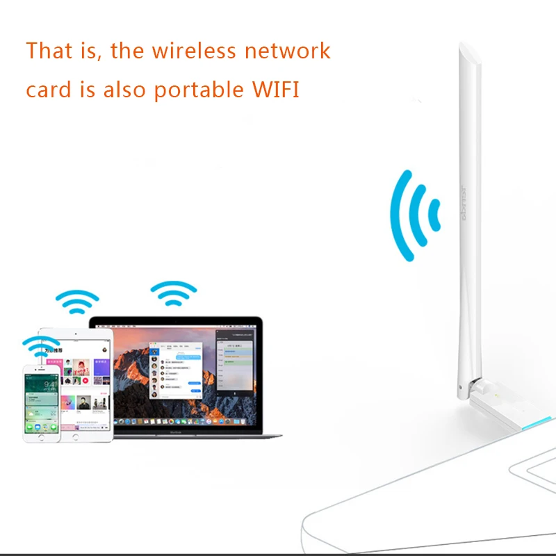 

150 Мбит/с 2,4G USB WiFi адаптер ультра-Быстрый Внешний Wi-Fi беспроводной портативный приемник