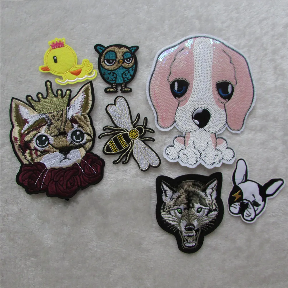 Новый стиль искусственная кожа вышитая аппликация DIY аксессуары для одежды