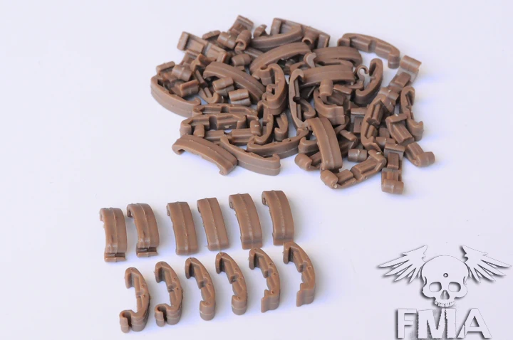 FMA Larue IndexClips набор из 60 предметов тактическая резиновая рукоятка Weaver Picatinny Quad Rail