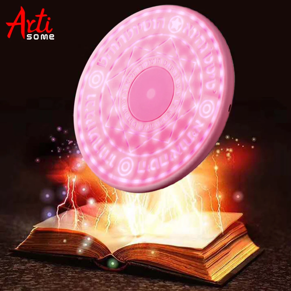 Новое волшебное Беспроводное зарядное устройство 10 Вт Magic Circle Qi универсальное