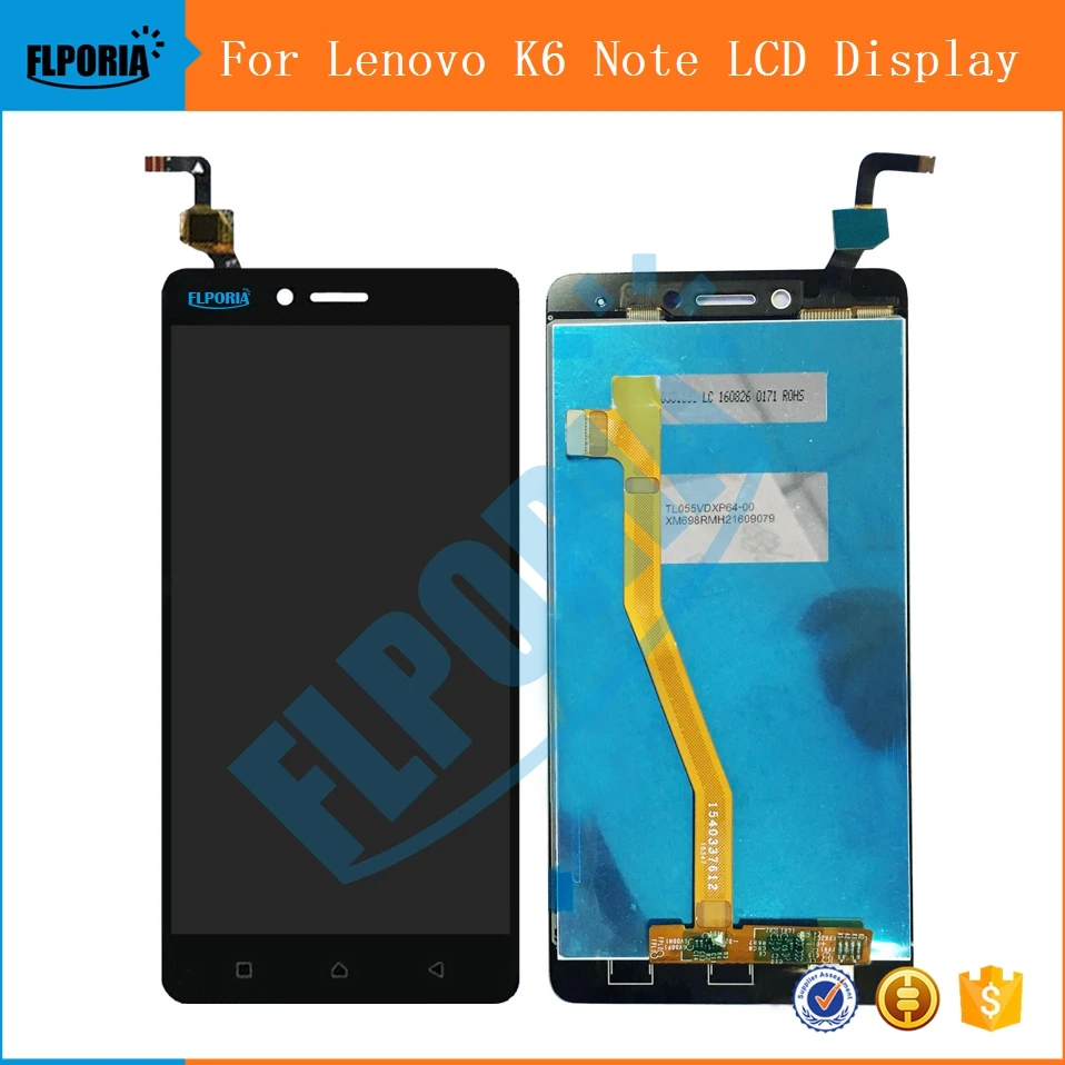 Для Lenovo K6 Note ЖК дисплей с сенсорным экраном дигитайзер в сборе оригинальные