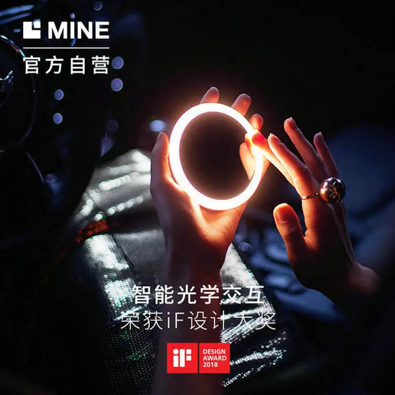 MINE MIRS Беспроводная зарядка LED Tactile Ecran Miroir De Maquillage Professional nel Vanity Avec светодиодные