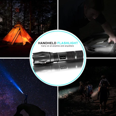 TRLIFE тактический фонарик E17 8000лм белый 1/3/5 шт