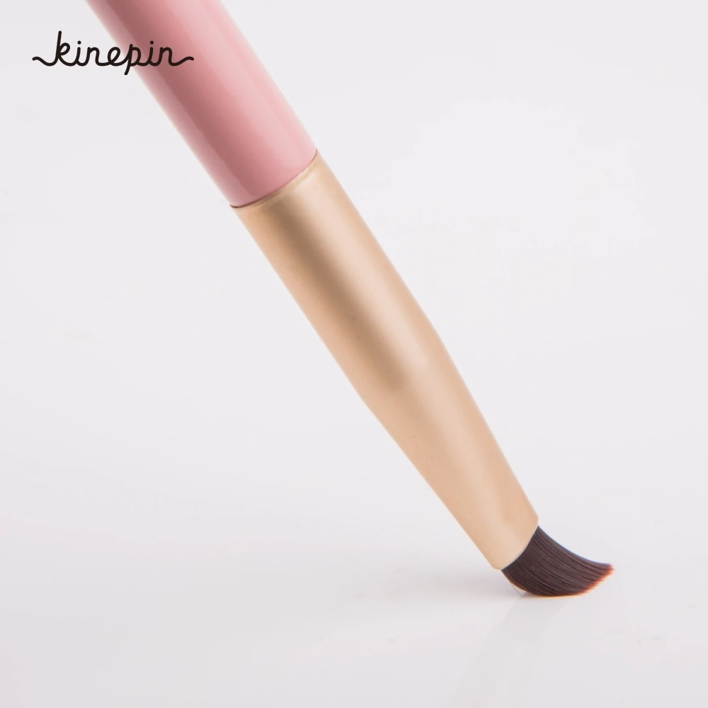 Розовый Профессиональный конический кисть подводка для глаз брови под углом