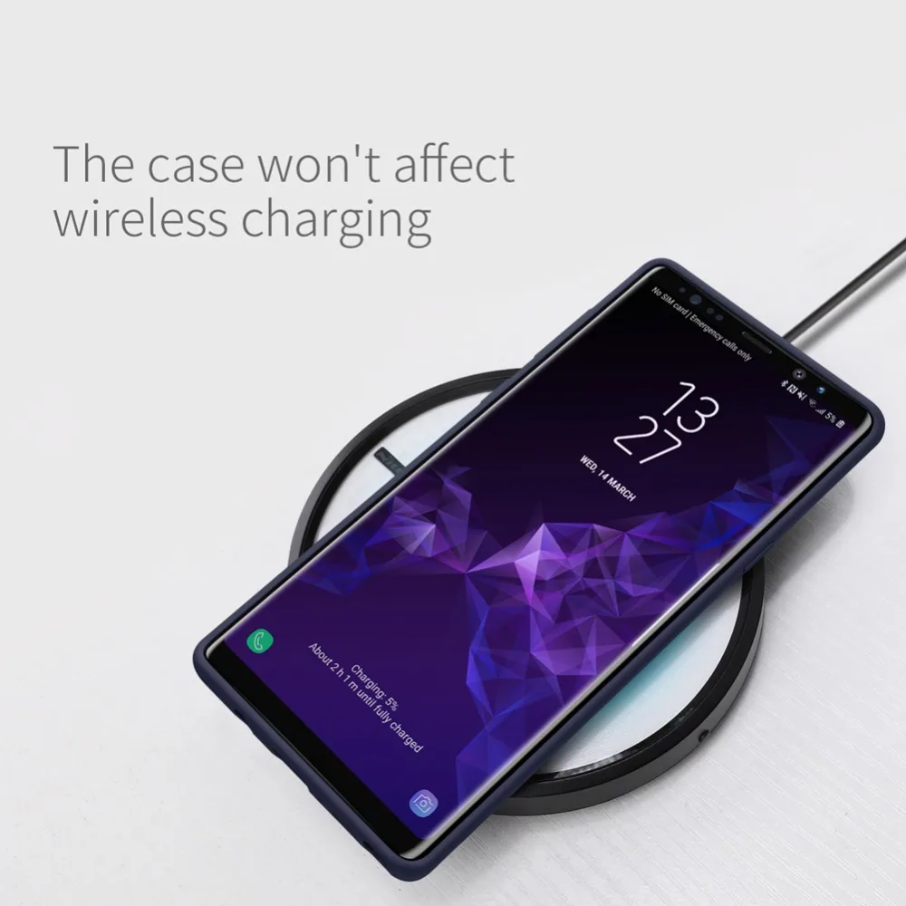 Чехол Nillkin для Samsung Galaxy Note 10 Plus 9 роскошная гибкая задняя крышка из чистого