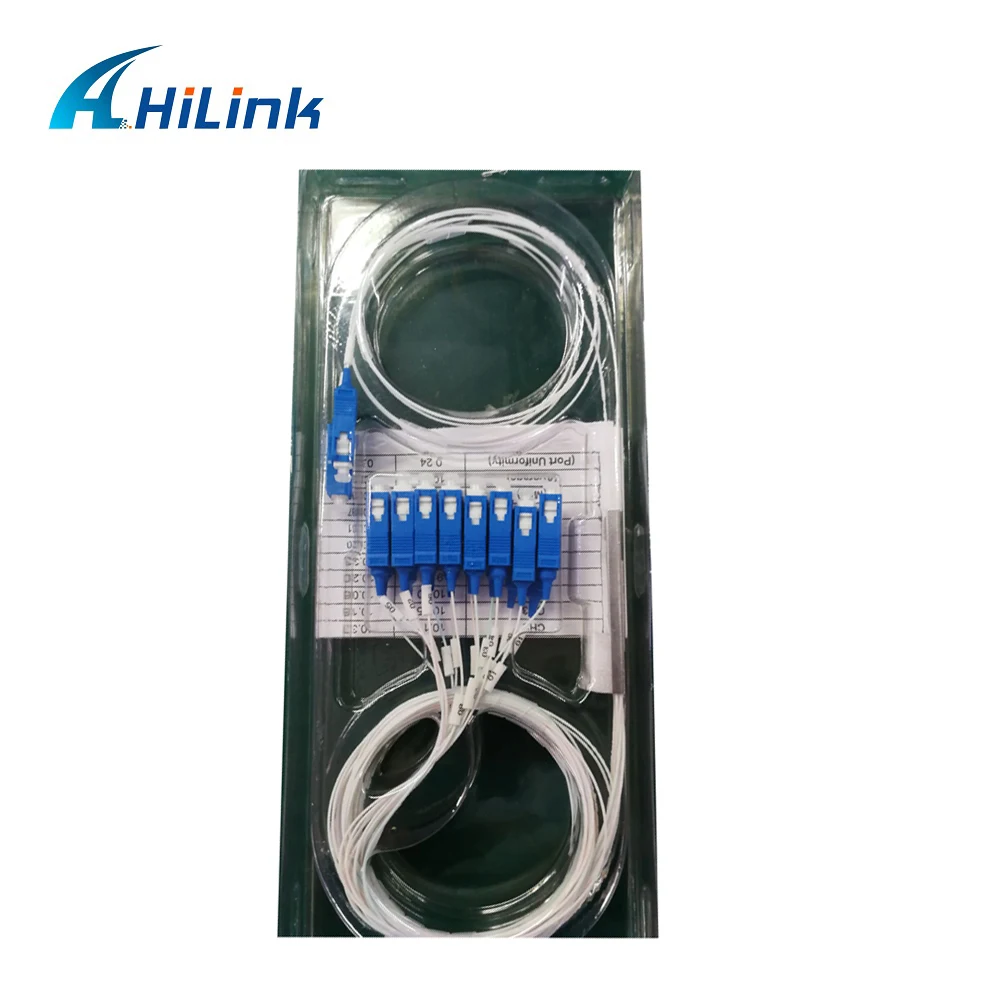 20 шт. 1x8 ПЛК Сплиттер SC/APC UPC мини микро трубка волоконно оптический