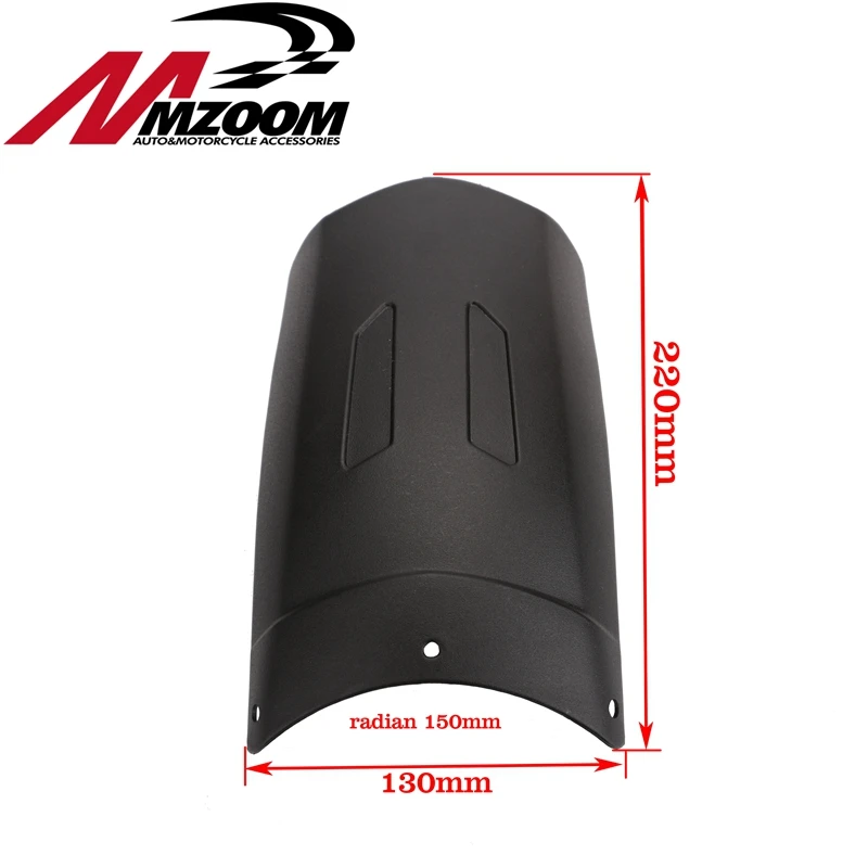 Универсальный мотоцикл спереди и сзади пластиковые fender удлинитель для Honda Yamaha