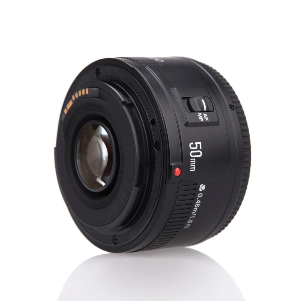 YONGNUO YN EF 50 мм f/1,8 AF объектив 1:1. 8 стандартное фиксированное фокусное расстояние Диафрагма объектива Автофокус Объектив для камер Canon EOS DSLR