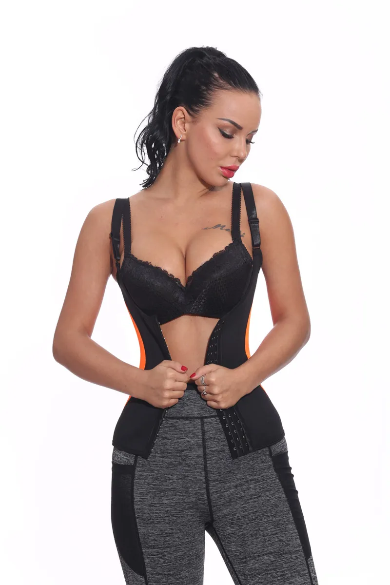Lazawg Для женщин для талии Cincher для живота Управление Пояс Горячая неопрена Пот Топ регулируемый крючок для всего тела жилет Модные Цвет корсет для занятий спортом