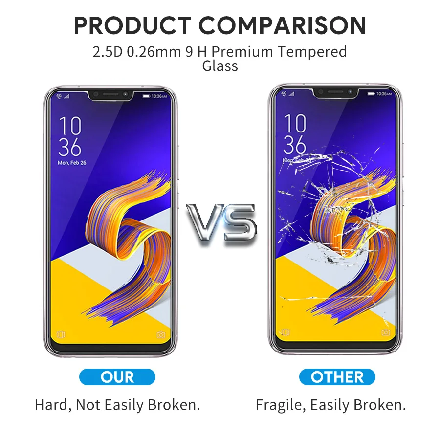 Arsmundi защита экрана против царапин для ASUS ZenFone 5 ZE620KL 5z ZS620KL Премиум Закаленное