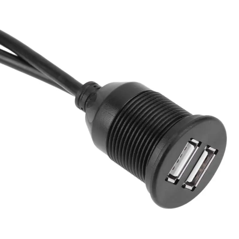 Двойной USB разъем удлинитель кабель 1м 2 свинцовая панель для передачи данных