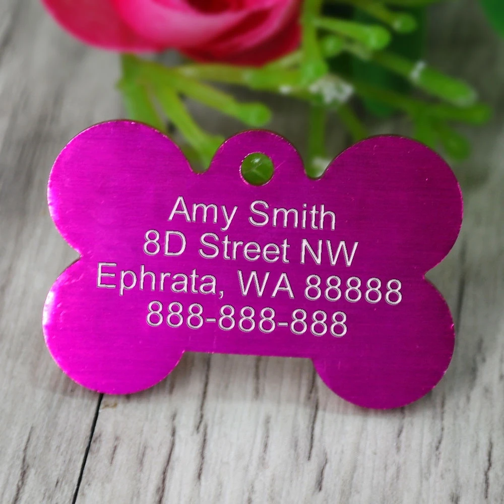 Бирки для собак с гравировкой 5 цветов|engraved pet|id tagdog tag engraved |