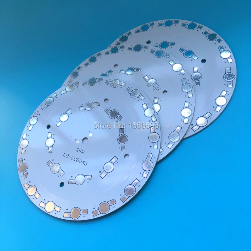 Светодиодная пустая плата высокой мощности 24 Вт печатная люмен 118 мм алюминиевый