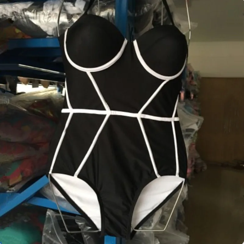 Женский купальный костюм Цельный купальник для молодых девушек пляжный