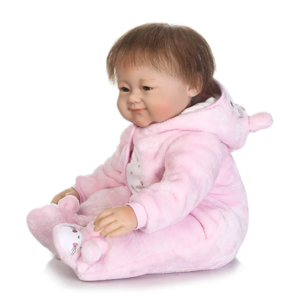 Кукла реборн NPK силиконовая 22 дюйма 55 см|doll reborn|reborn baby dollsilicone reborn dolls |