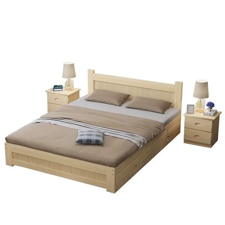 Домашняя кровать спальня мебель для дома скандинавский простой современный из