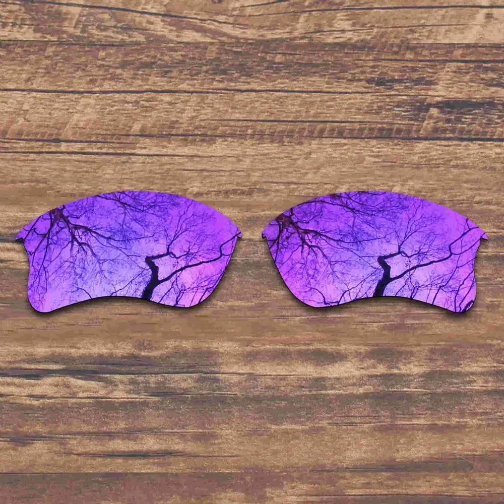 Purple Mirrored ToughAsNails поляризованные Сменные линзы для солнцезащитных очков Оукли Flak Jacket XLJ-несколько вариантов - Цвет линз: Purple Mirrored