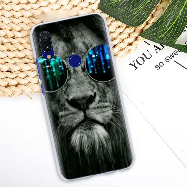 15 Большой лев тигр Животные чехол для Xiaomi Redmi Note 7 Pro 7 6 5 плюс 5A 6A 4X S2 GO Pocophone F1 Футляр для телефона - Цвет: 15