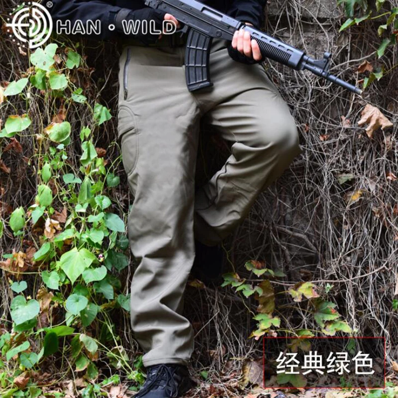 

TAD SharkSkin Softshell Pants Men Tactical Hunting Pants Waterproof Outdoor Hiking Camping Pants 11 Colors