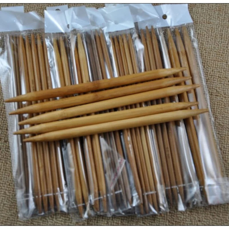 

Knitting Tool Pure Bamboo Needle Knitting Carbonized Needle 15pcs/set