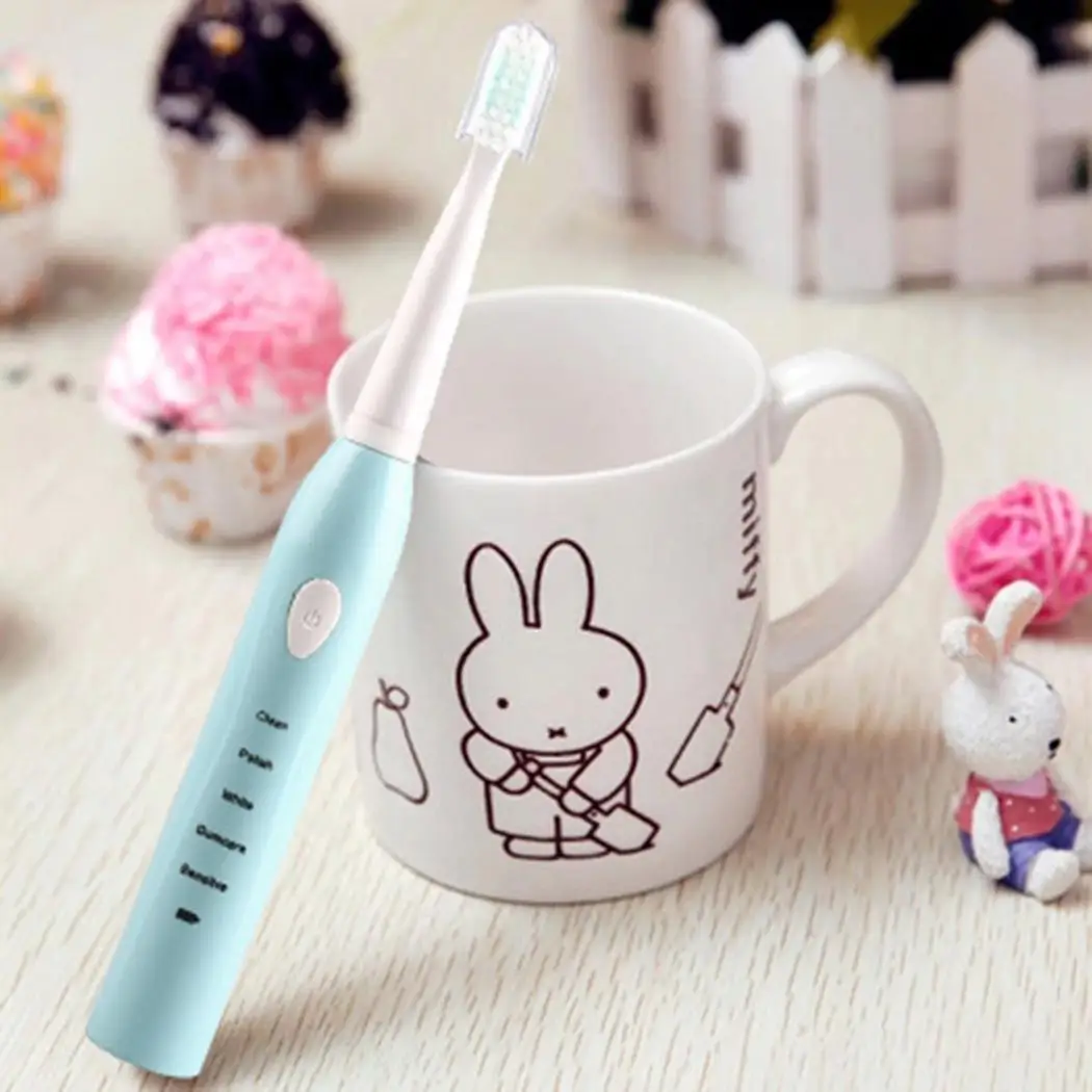 Электрическая зубная щетка Умная Электронная мощность перезаряжаемые зубные