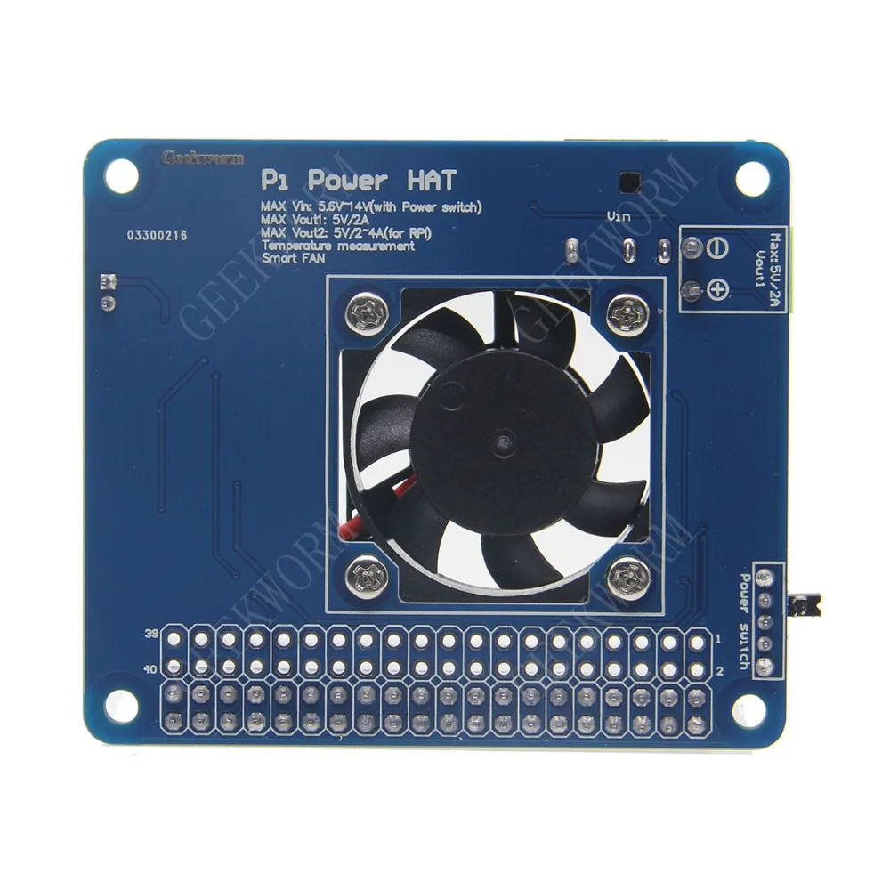 Raspberry Pi 3 Model B + (плюс) POE адаптер с интеллектуальным контролем температуры