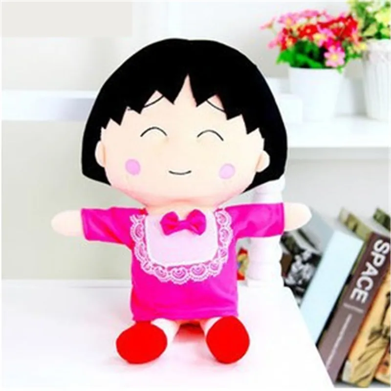 Аниме Мягкие плюшевые игрушки 40 см милая Chibi Maruko Chan День Святого Валентина