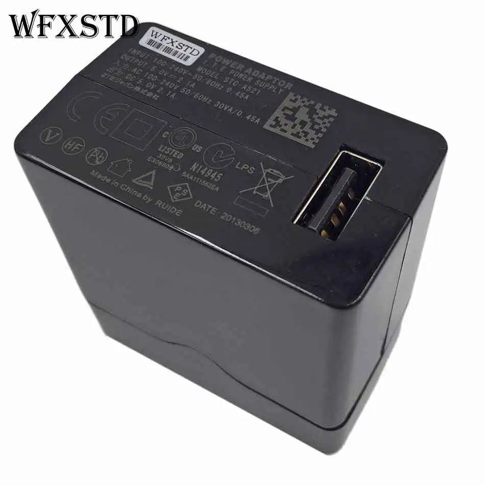 Новый AC мощность 5 В 2.1A STC A521 адаптер зарядное устройство для zte V55 V66 T98 V71A V71B V11 Tab10